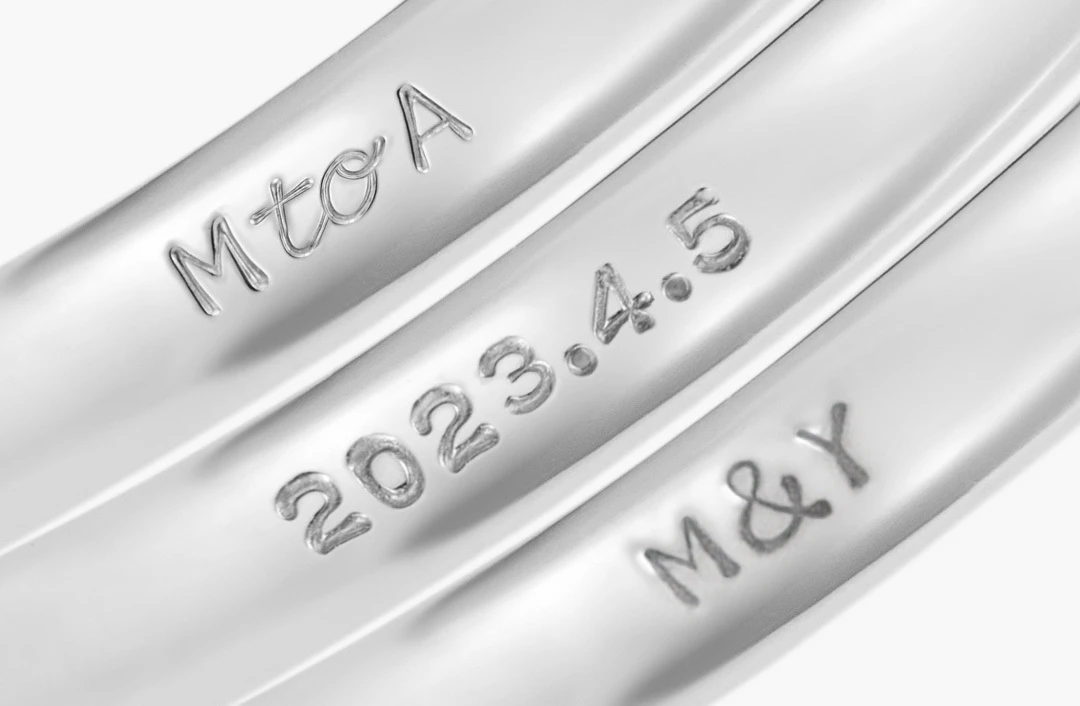 サイズと刻印を選んで完成